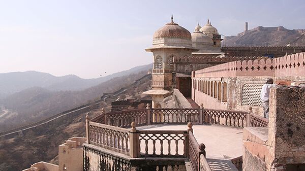 Крепость Амбер в Индии