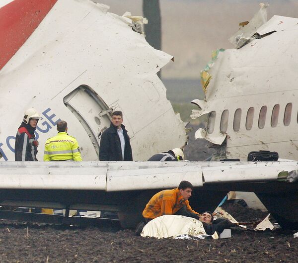 Катастрофа турецкого пассажирского самолета в аэропорту Амстердама