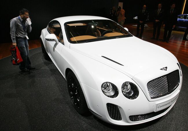 Bentley Continental на Женевском международном автосалоне