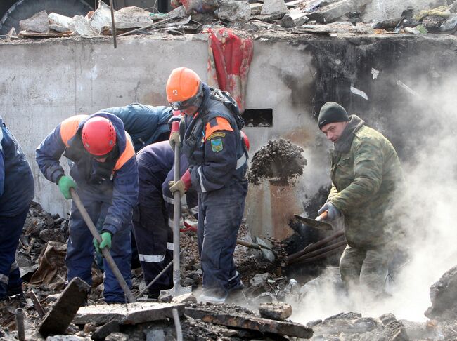 Взрыв газа в жилом доме. Архив