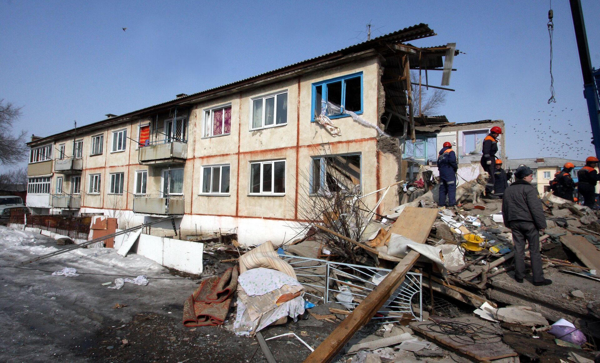 Взрыв бытового газа в жилом доме в селе Воздвиженка Приморского края -  последние новости сегодня - РИА Новости