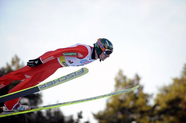 Летающий лыжник Дмитрий Васильев