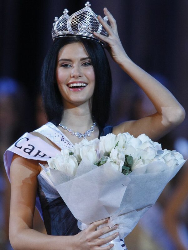 Победительница национального конкурса красоты Мисс Россия 2009 София Рудьева из Санкт-Петербурга