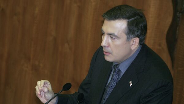 Президент Грузии Михаил Саакашвили. Архив