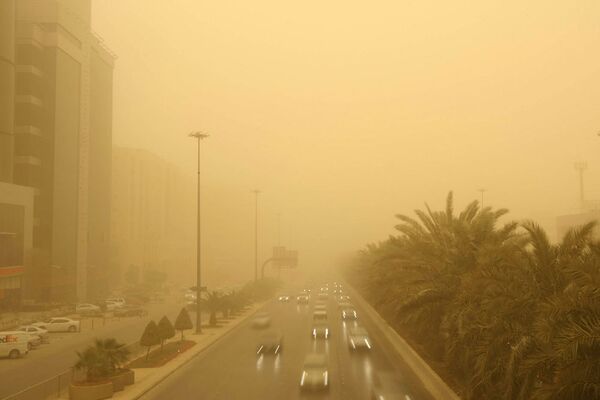 Песчаные бури в Саудовской Аравии