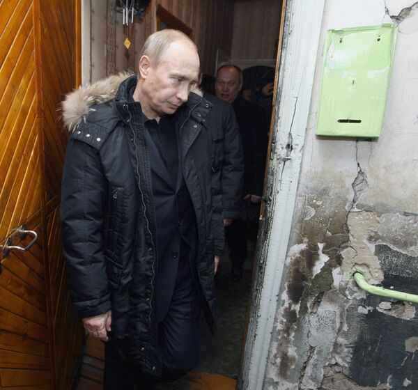 Премьер-министр РФ Владимир Путин посетил Новокузнецк