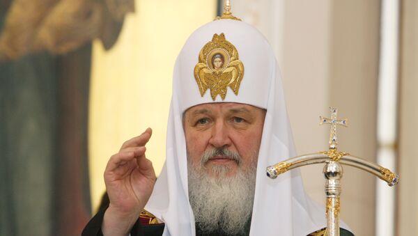 Патриарх Кирилл в Великий четверг омыл ноги 12-ти клирикам