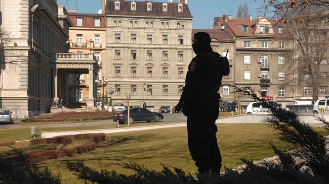 Вид на президентский дворец в Белграде. Архив