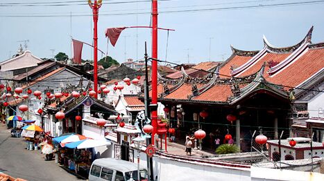 Улица Чайна-тауна в Малакке - РИА Новости, 1920, 21.12.2025