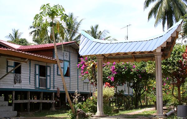 Традиционный малайский дом
