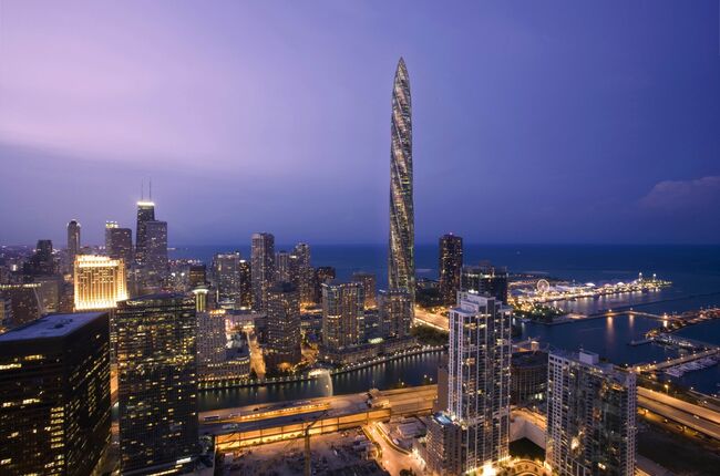 Небоскреб Chicago Spire