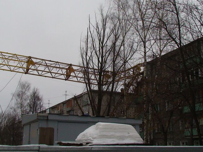 Обрушение строительного крана в Нижнем Новгороде