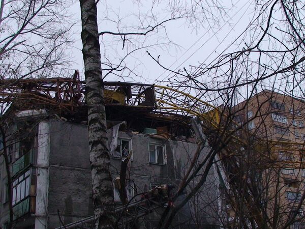 Обрушение строительного крана в Нижнем Новгороде