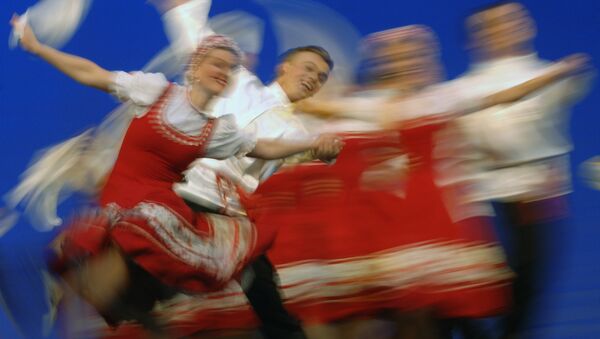 Русский народный танец. Архивное фото