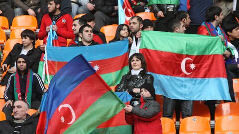 Болельщики сборной Азербайджана
