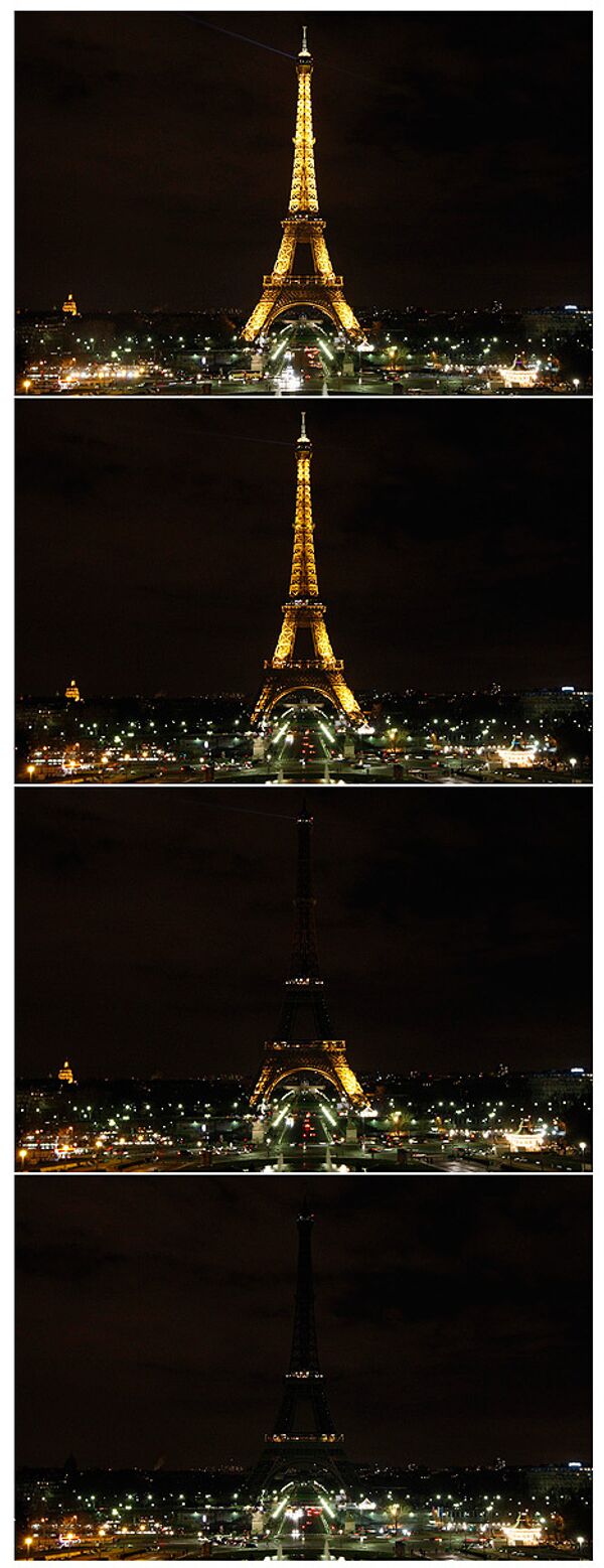 Акция Час Земли прошла в Париже