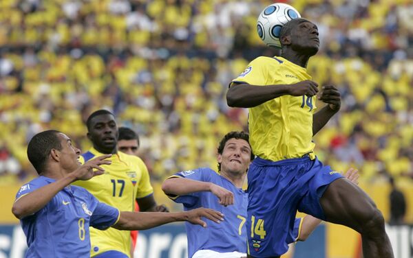 Отборочный матч ЧМ-2010 Эквадор - Бразилия