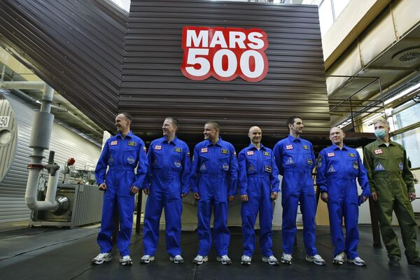 Участники эксперимента Марс-500