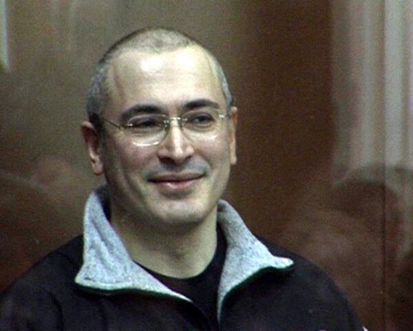 Ходорковский в зале суда