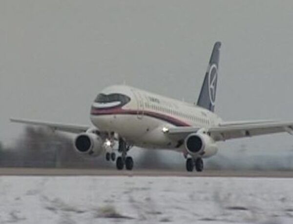 Superjet-100 прибыл в Жуковский на испытания