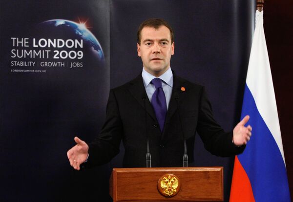 Пресс-конференция президента РФ Д.Медведева