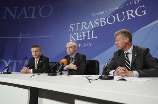 Страсбургский саммит стал первым саммитом НАТО после «кавказской войны» и замораживания отношений с Москвой. 