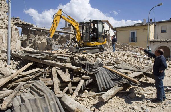 Разрушительные последствия землетрясения в Италии