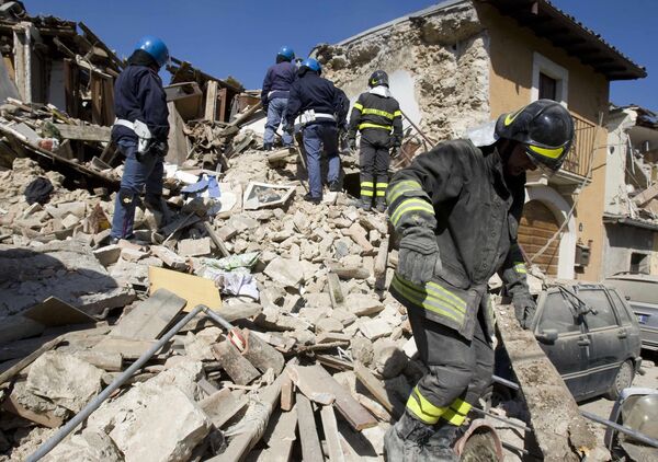 Разрушительные последствия землетрясения в Италии