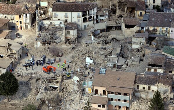Новое землетрясение магнитудой 3,8 произошло в центральной Италии