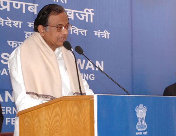 Министр внутренних дел Индии Паланиаппан Чидамбарам