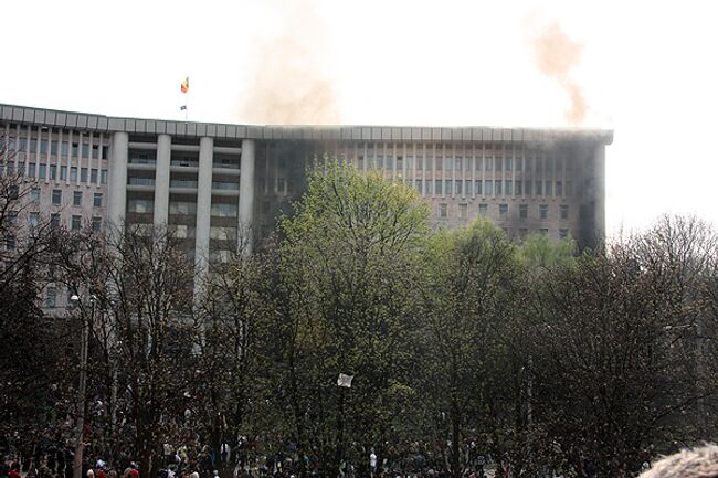 Акция протеста молдавской оппозиции