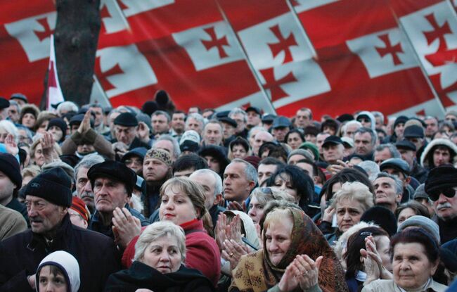 Митинг в Тбилиси. Архив