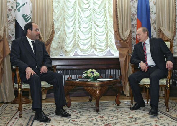 Встреча премьер-министра РФ В.Путина с премьер-министром Республики Ирак Нури Аль-Малики