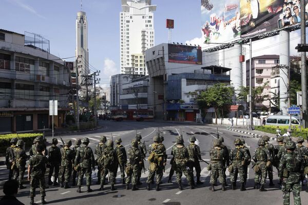 Тайская армия в Бангкоке