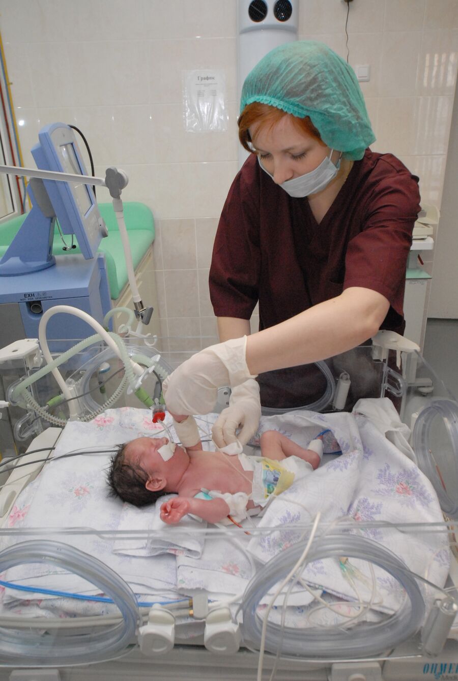 В отделении патологии новорожденных и недоношенных детей