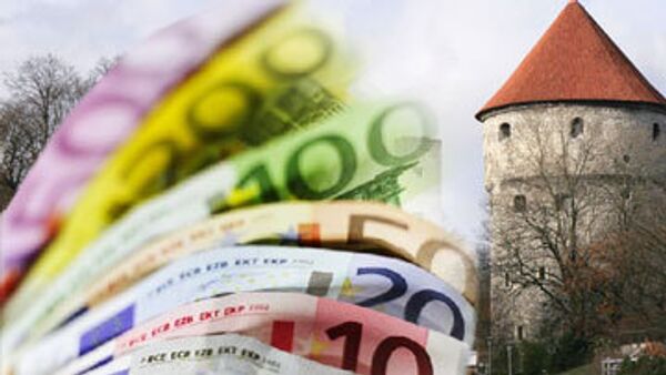 Банкоматы в Эстонии начали заполнять еврокупюрами