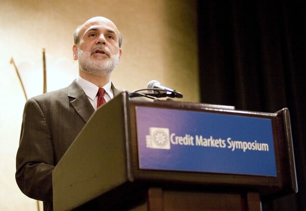 Глава Федеральной резервной системы (ФРС) США Бен Бернанке 
