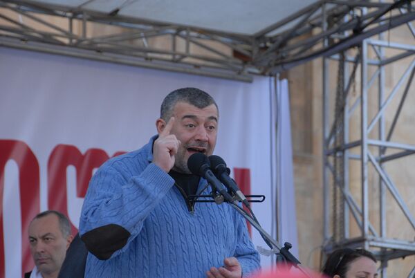 Один из лидеров грузинской оппозиции Леван Гачечиладзе 