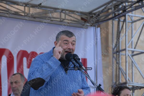Один из лидеров грузинской оппозиции Леван Гачечиладзе 