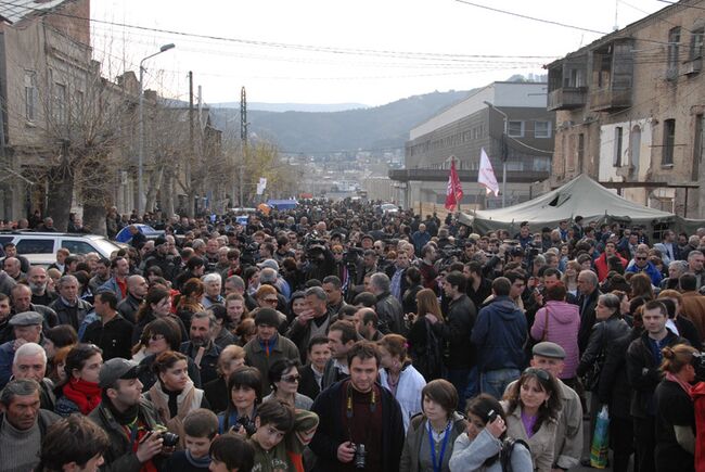 Акции протеста в Грузии. Архив