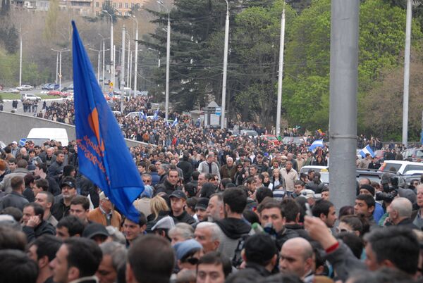 Акции протеста в Грузии. Архив