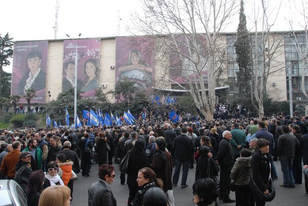 Акции протеста в Грузии