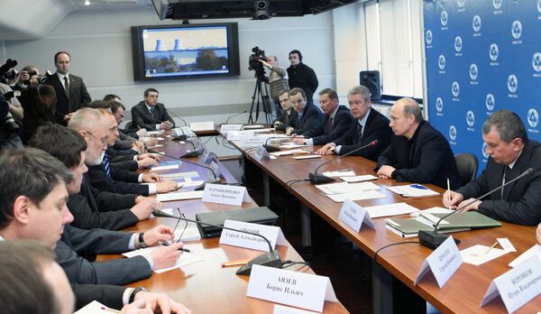 Премьер-министр РФ Владимир Путин посетил Калининскую АЭС