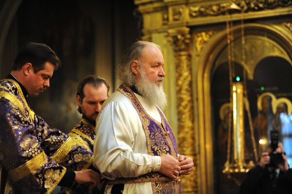 Патриарх Кирилл возглавит встречу Пасхи в храме Христа Спасителя