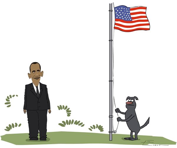 Как щенок Обамы стал американским главнокомандующим
