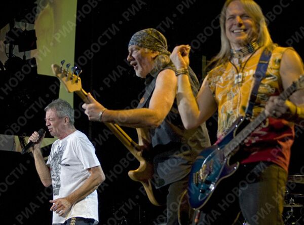 Концерт рок-группы Deep Purple прошел в Москве