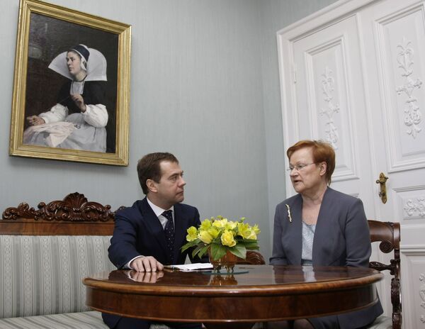 Государственный визит президента России Д.Медведева в Финляндскую Республику