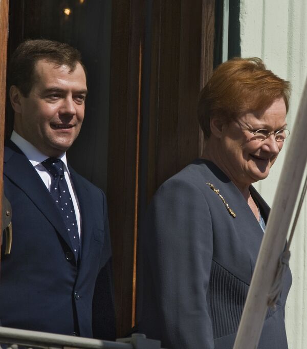 Государственный визит президента России Д.Медведева в Финляндскую Республику
