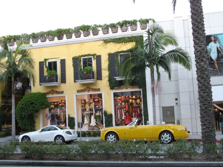 Улица Rodeo Drive в Лос-Анджелесе