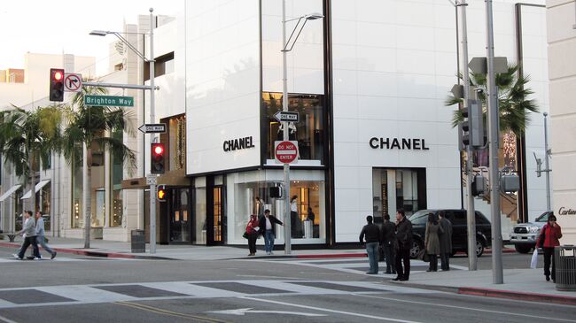 Магазин Chanel на Rodeo Drive в Лос-Анджелесе. Архивное фото